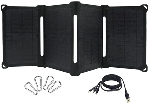 Складное солнечное зарядное устройство Solar panel IP67 14W