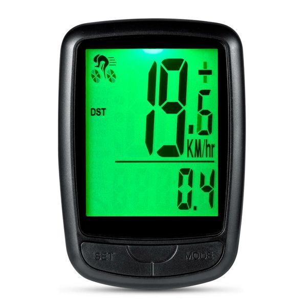 Бездротовий велокомп'ютер YB100-A waterproof + підсвічування екрану (24 функції)