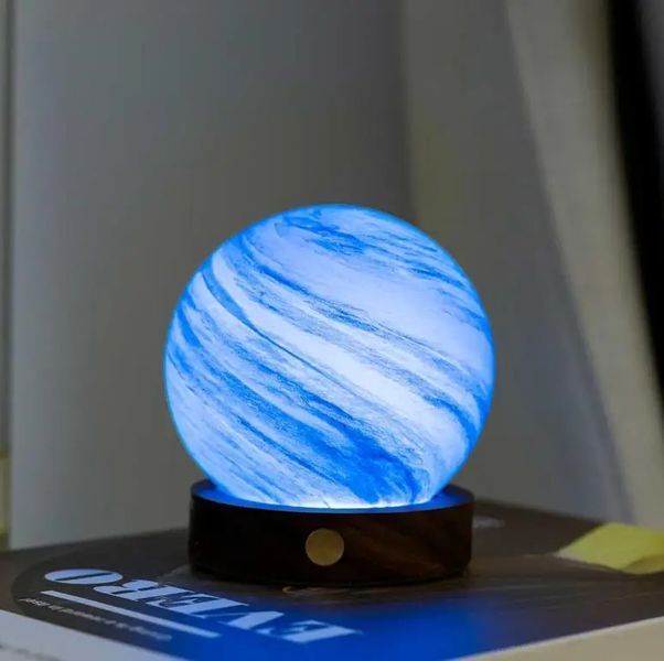 Світильник на акумуляторі Gingko AstraGlass Light Mini (8 режимів світіння) Полярна хмара