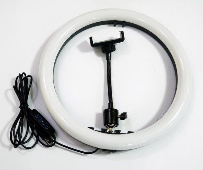 Кольцевая лампа SMN-12 30см (1 крепление) USB