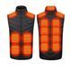 Мужской жилет с подогревом HeatFashion Electric Heating Vest (17 зон) Черный 7XL