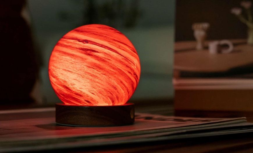 Світильник на акумуляторі Gingko AstraGlass Light Mini (8 режимів світіння) Полярна хмара