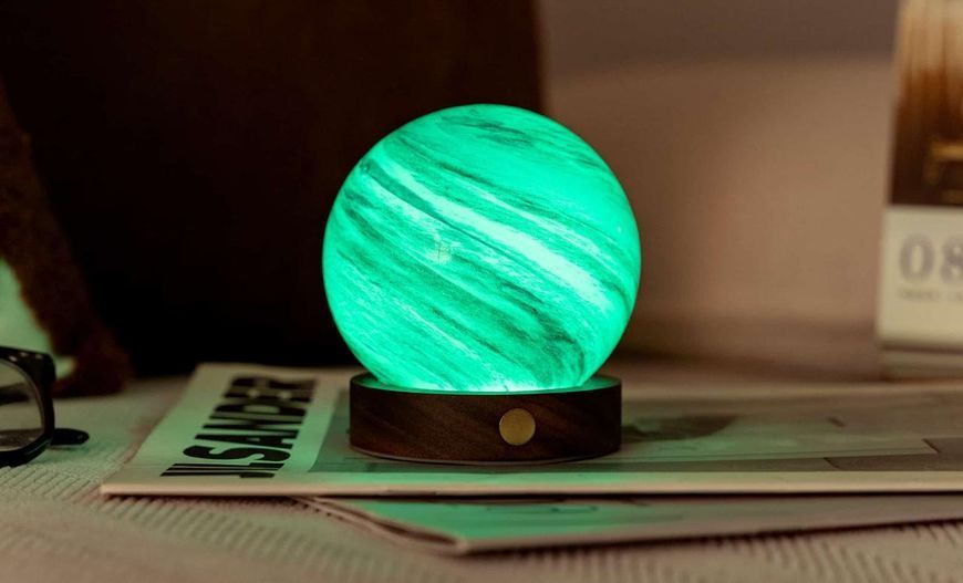 Світильник на акумуляторі Gingko AstraGlass Light Mini (8 режимів світіння) Полярна хмара