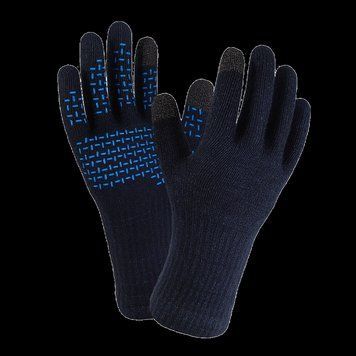 Водонепроницаемые демисезонные перчатки Dexshell ThermFit 3.0 Gloves (Синие) размер L