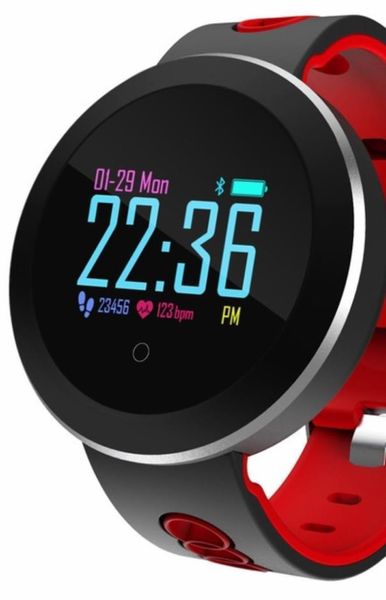 Смарт умные часы Smart Watch Q8 с магнитной зарядкой Красный