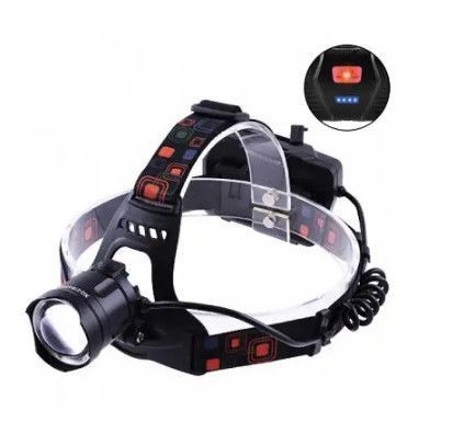 Налобний ліхтар Police BL-XQ-218-HP50 zoom + Power bank + microUSB + 3х18650 + 3 режим