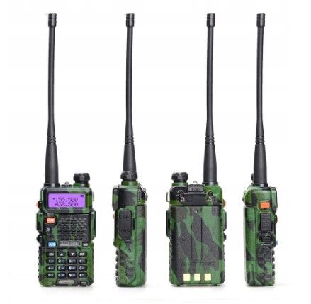 Портативная рация Baofeng UV-5R FM радио + фонарик (Камуфляж)