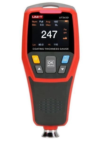 Толщинометр краски профессиональный Uni-T UT343D для авто