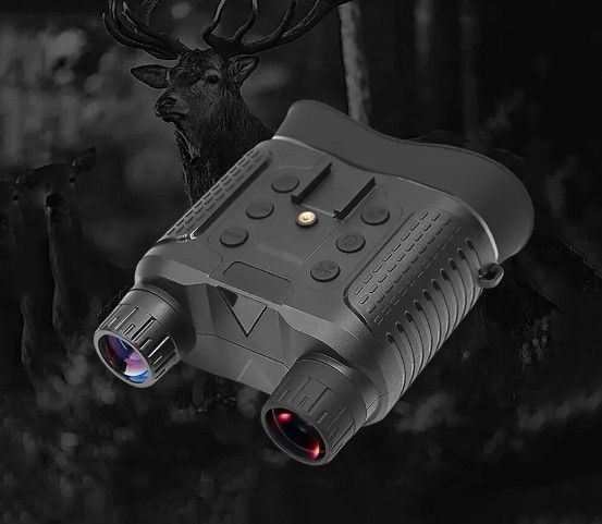 Прилад (бінокуляр) нічного бачення NV8160 (до 400м) з кріпленням на голову та шолом