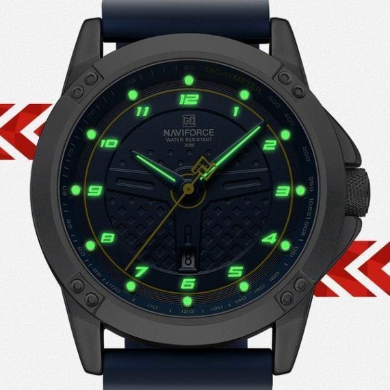 Годинники чоловічі наручні Naviforce Lagune (Сині)