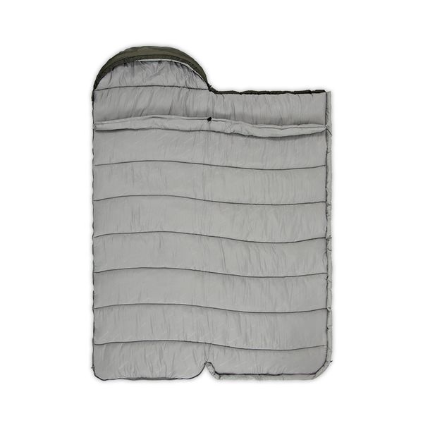 Спальний мішок з капюшоном Naturehike U250S NH20MSD07 (0&deg;C) Правий (Зелений)