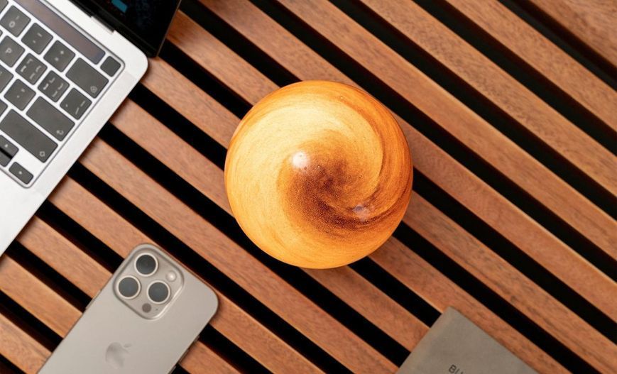 Світильник на акумуляторі Gingko AstraGlass Light Large (8 режимів світіння) Піщана буря
