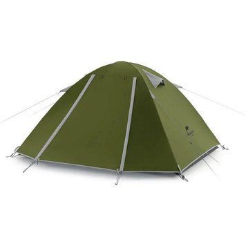 Четырехместная палатка Naturehike P-Series NH18Z044-P 210T/65D (Хаки)