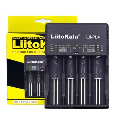 Універсальний зарядний пристрій Liitokala lii-Pl4 (на 4 канали)
