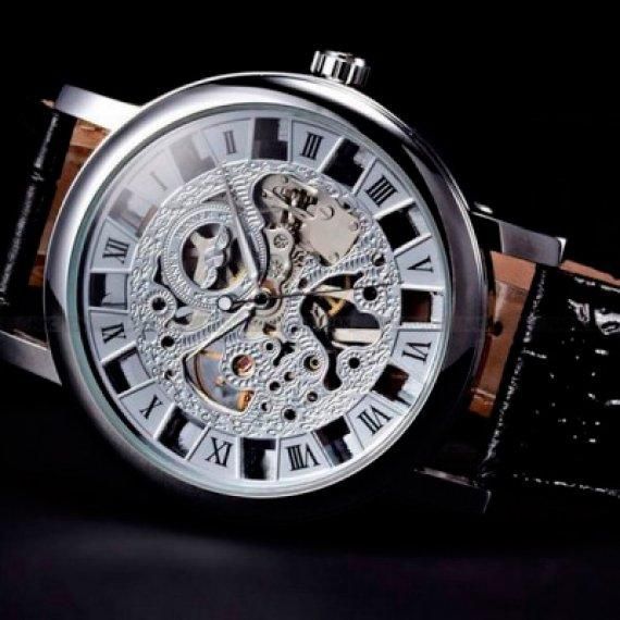Женские наручные классические часы Winner Silver II