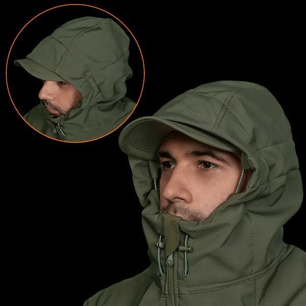 Куртка чоловіча тепла Stalker SoftShell 7225 (Оливковий) 2XL