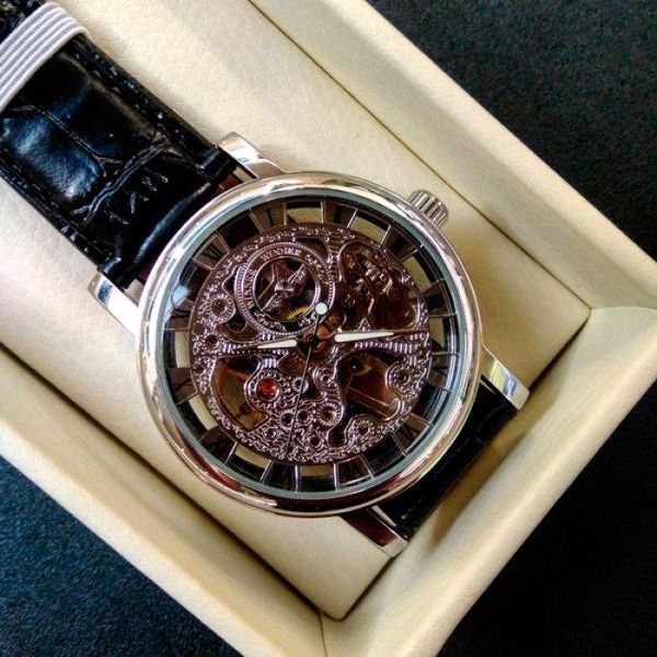 Женские наручные классические часы Winner Silver II