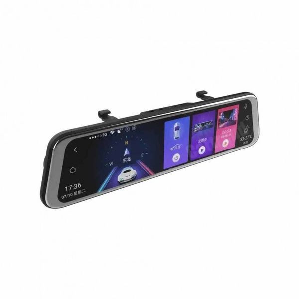 Зеркало с видеорегистратором L1055 12'' (2 камеры) touch AHD