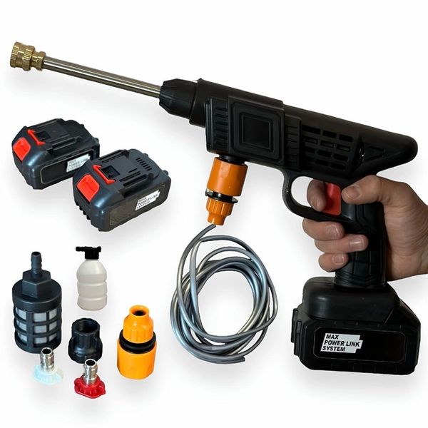 Автомойка высокого давления Cleaning Gun 68V + 2 аккумулятора + кейс