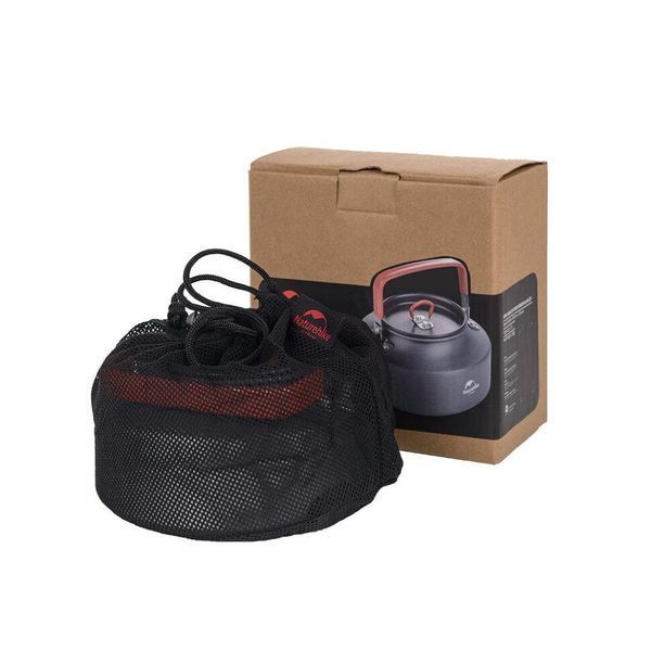 Туристичний чайник Naturehike NH17C020-H із алюмінію 1.1л (Сірий)