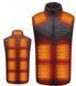 Мужской жилет с подогревом HeatFashion Electric Heating Vest (15 зон) Черный 8XL