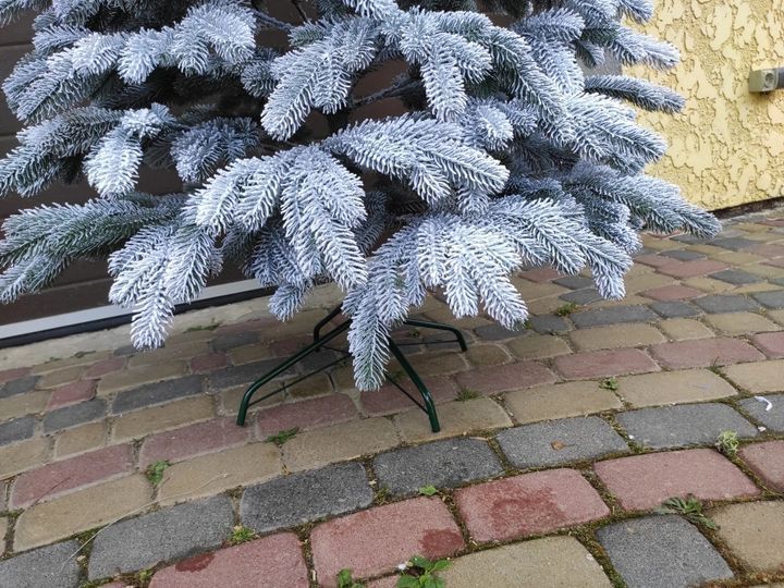 Литая искусственная елка Элитная заснеженная (высота - 1.90 м)