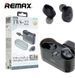 Бездротова Bluetooth стерео гарнітура Remax TWS-22 з кейсом Чорний
