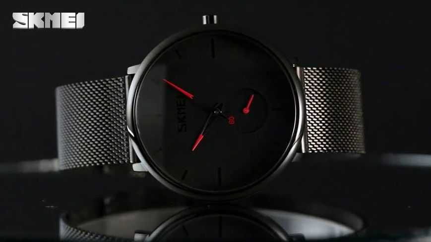 Чоловічий наручний годинник Skmei 9185 design red