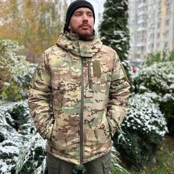 Мужской зимний бушлат с подкладкой Omni-heat (Мультикам) 50