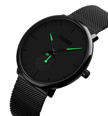Чоловічий наручний годинник Skmei 9185 green design