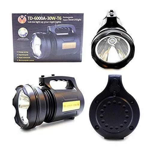 Ліхтар прожектор TD-6000A-30W-T6 + ЗУ220В (4 режими)