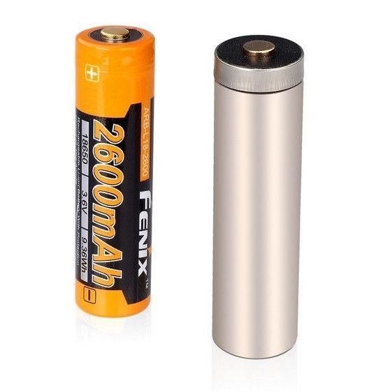 Акумулятор 18650 Fenix ​​2600 mAh Li-ion (Чорно-жовтий)