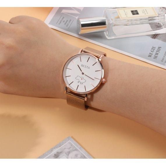 Годинник наручний класичний Besta Love UA Rosegold