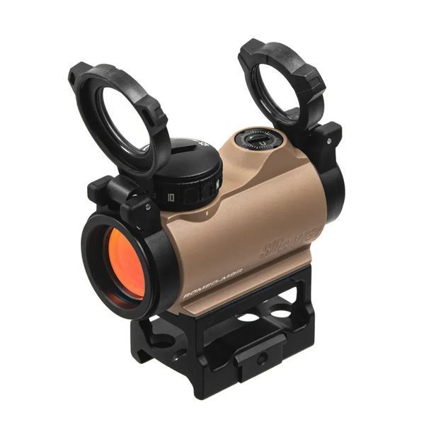 Прицел коллиматорный Sig Sauer Optics Romeo MSR 1x20мм 2 MOA Red Dot FDE