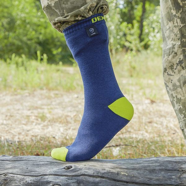 Носки водонепроницаемые Dexshell Ultra Thin Crew NL(Синие) размер M (39-42)