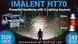 Налобний ліхтар Imalent HT50 HT70 MFH 3500 лм 349м з червоним світлом
