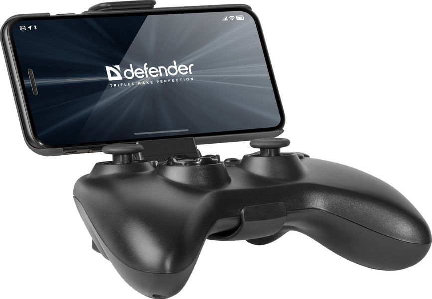 Беспроводной аккумуляторный геймпад Defender X7 с холдером PC PS3 Android + вибро (17 кнопок)