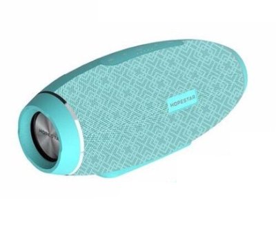 Бездротова Bluetooth колонка mini speaker Hopestar H20 power bank Біло-зелений