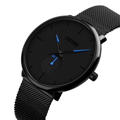 Чоловічий наручний годинник Skmei 9185 blue design