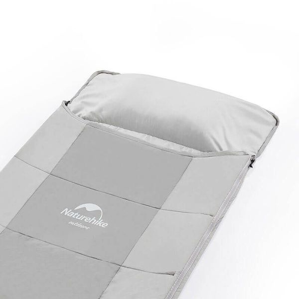 Спальний мішок із подушкою Naturehike NH22MSD01 (220 x 80 см) Сірий