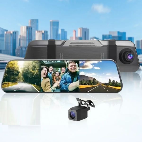 Зеркало с видеорегистратором L1056 2 камеры 10'' touch AHD