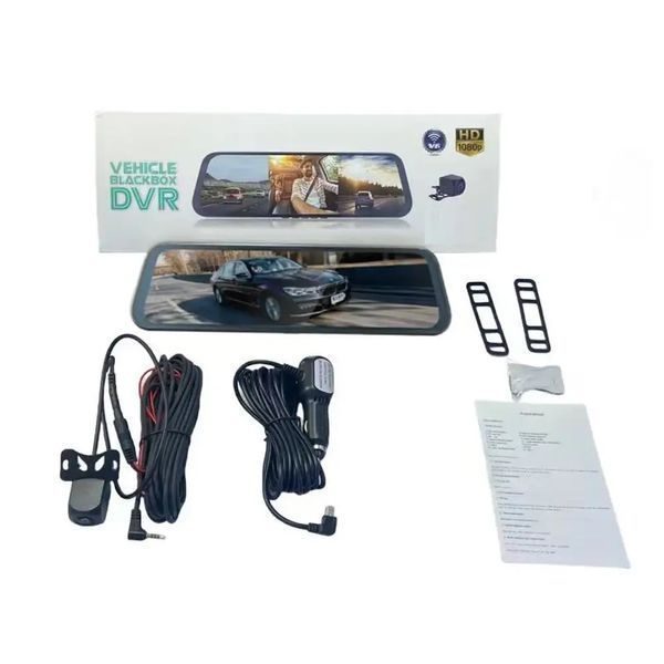 Зеркало с видеорегистратором L1056 2 камеры 10'' touch AHD