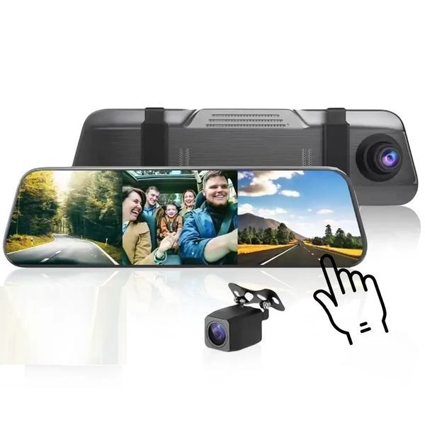 Зеркало с видеорегистратором L1056 2 камеры 10'' touch AHD