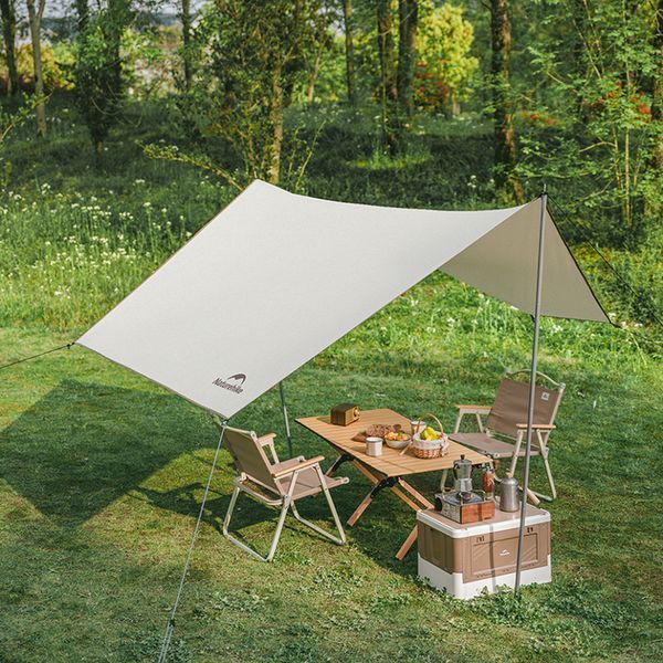 Намет тримісний автоматичний з тентом Naturehike Ango Picnic CNK2450WS021 (Коричневий)