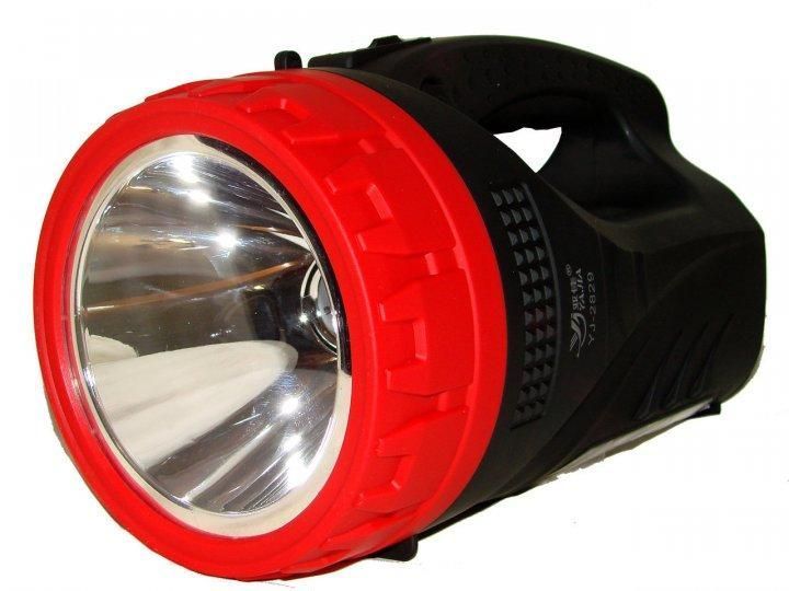 Ліхтар похідний акумуляторний YJ-2827 3W + 9led прожектор + 3 режими