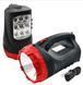 Ліхтар похідний акумуляторний YJ-2827 3W + 9led прожектор + 3 режими