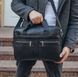 Чоловіча сумка-портфель для ноутбука Tiding Bag (39x 28 &times; 6 см) з натуральної шкіри Чорний