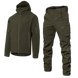 Военный штормовой ветро-влагозащитный костюм Softshell Gen.II (Оливковый) S