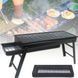 Гриль-барбекю BBQ (60 х 22 х 33 см) Чорний