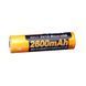 Акумулятор 18650 Fenix ​​2600 mAh із micro-usb зарядкою (Чорно-жовтий)